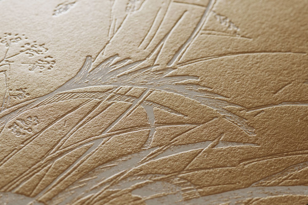 Impression carte de voeux luxe Paris Marquage à Chaud blanc sur papier kraft 360g Fedrigoni