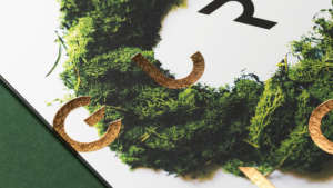 Impression offset quadri et dorure à chaud pour un artiste paysager