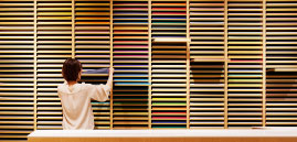 large gamme de papiers de création pour designers.